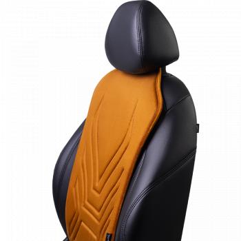 2 599 р. Накидка на сиденье (1 место Афины) ЛЮКС ст АЛЬБИОН Lord Autofashion   (бронза, строчка светло-коричневая)  с доставкой в г. Керчь. Увеличить фотографию 3