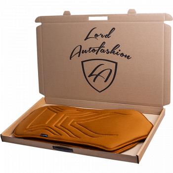 2 599 р. Накидка на сиденье (1 место Афины) ЛЮКС ст АЛЬБИОН Lord Autofashion   (бронза, строчка светло-коричневая)  с доставкой в г. Керчь. Увеличить фотографию 8