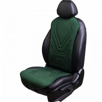 Накидка на сиденье (1 место Афины) ЛЮКС ст АЛЬБИОН Lord Autofashion  (зеленый, строчка темно-зеленая)