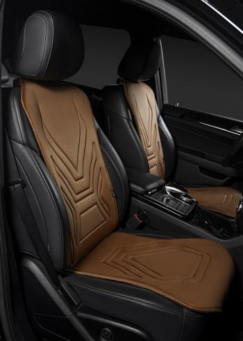 2 199 р.  Накидка на сиденье (1 место Афины) ЛЮКС ст АЛЬБИОН Lord Autofashion   (коричневый, строчка коричневая)  с доставкой в г. Керчь. Увеличить фотографию 8