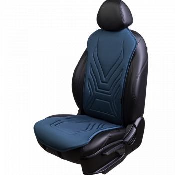 Накидка на сиденье (1 место Афины) ЛЮКС ст АЛЬБИОН Lord Autofashion  (мурена, строчка серо-голубая)