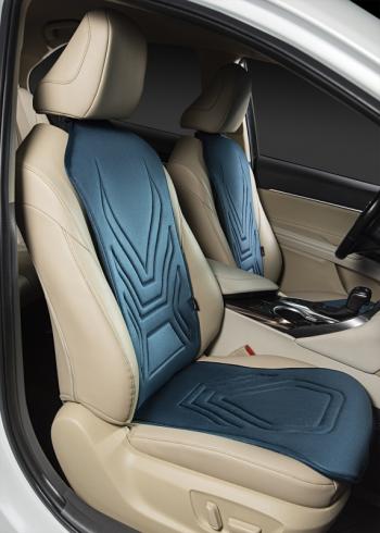 2 599 р. Накидка на сиденье (1 место Афины) ЛЮКС ст АЛЬБИОН Lord Autofashion   (мурена, строчка серо-голубая)  с доставкой в г. Керчь. Увеличить фотографию 7