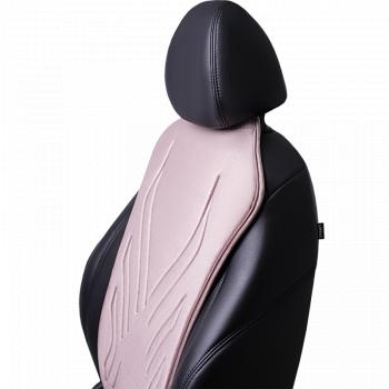 2 599 р. Накидка на сиденье (1 место Афины) ЛЮКС ст АЛЬБИОН Lord Autofashion   (розовый, строчка бежевая)  с доставкой в г. Керчь. Увеличить фотографию 3