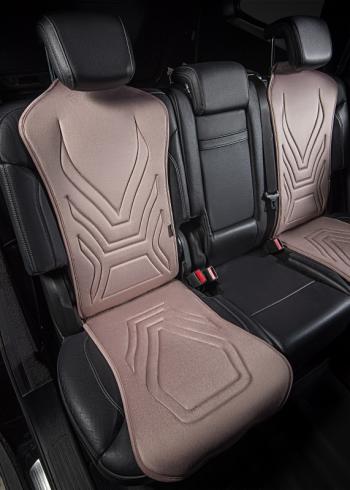 2 599 р. Накидка на сиденье (1 место Афины) ЛЮКС ст АЛЬБИОН Lord Autofashion   (розовый, строчка бежевая)  с доставкой в г. Керчь. Увеличить фотографию 8