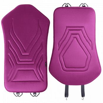 2 599 р. Накидка на сиденье (1 место Афины) ЛЮКС ст АЛЬБИОН Lord Autofashion   (фуксия, строчка темно-лиловая)  с доставкой в г. Керчь. Увеличить фотографию 4
