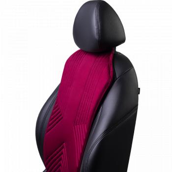 2 199 р. Накидка на сиденье (1 место Афины) ЛЮКС ст ВАН ВЭЙ Lord Autofashion   (бордовый, строчка бордовая)  с доставкой в г. Керчь. Увеличить фотографию 2