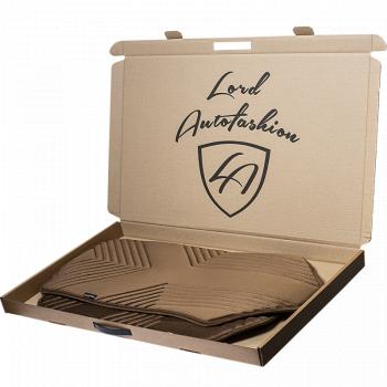 2 599 р. Накидка на сиденье (1 место Афины) ЛЮКС ст ВАН ВЭЙ Lord Autofashion   (коричневый, строчка коричневая)  с доставкой в г. Керчь. Увеличить фотографию 7