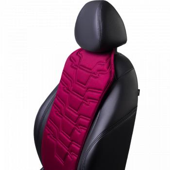 2 199 р. Накидка на сиденье (1 место Афины) ЛЮКС ст ФОРТ Lord Autofashion   (бордовый, строчка бордовая)  с доставкой в г. Керчь. Увеличить фотографию 7