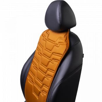 2 599 р. Накидка на сиденье (1 место Афины) ЛЮКС ст ФОРТ Lord Autofashion   (бронза, строчка светло-коричневая)  с доставкой в г. Керчь. Увеличить фотографию 8