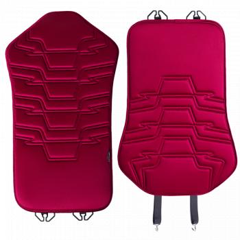 2 599 р. Накидка на сиденье (1 место Афины) ЛЮКС ст ФОРТ Lord Autofashion   (красный, строчка темно-красная)  с доставкой в г. Керчь. Увеличить фотографию 11