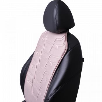 2 599 р. Накидка на сиденье (1 место Афины) ЛЮКС ст ФОРТ Lord Autofashion   (розовый, строчка розовая)  с доставкой в г. Керчь. Увеличить фотографию 6