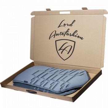 2 599 р. Накидка на сиденье (1 место Афины) ЛЮКС ст ФОРТ Lord Autofashion   (серо-голубой, строчка серо-голубая)  с доставкой в г. Керчь. Увеличить фотографию 7