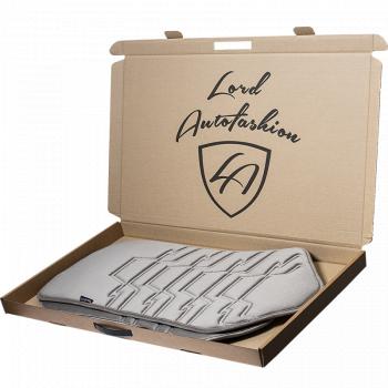2 599 р. Накидка на сиденье (1 место Афины) ЛЮКС ст ФОРТ Lord Autofashion   (серый, строчка серая)  с доставкой в г. Керчь. Увеличить фотографию 10