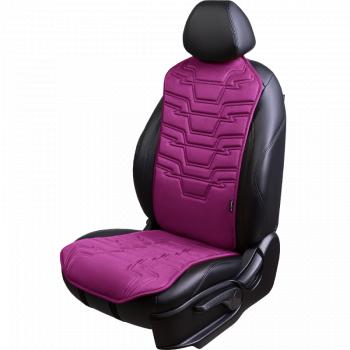 Накидка на сиденье (1 место Афины) ЛЮКС ст ФОРТ Lord Autofashion  (фуксия, строчка темно-лиловая)