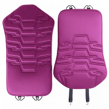 2 599 р. Накидка на сиденье (1 место Афины) ЛЮКС ст ФОРТ Lord Autofashion   (фуксия, строчка темно-лиловая)  с доставкой в г. Керчь. Увеличить фотографию 4