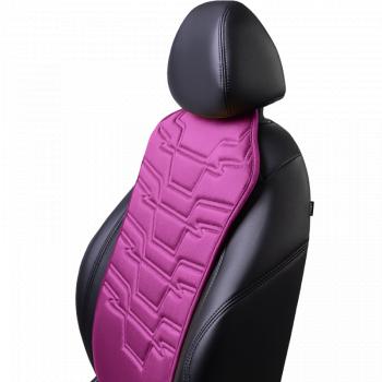 2 599 р. Накидка на сиденье (1 место Афины) ЛЮКС ст ФОРТ Lord Autofashion   (фуксия, строчка темно-лиловая)  с доставкой в г. Керчь. Увеличить фотографию 2