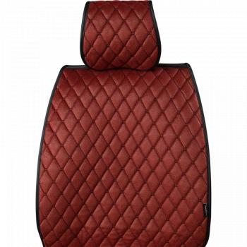2 999 р. Накидка на сиденье (2 места Каир) ТЕЙЛОР ст БАЙРОН Lord Autofashion   (красный, строчка черная)  с доставкой в г. Керчь. Увеличить фотографию 5