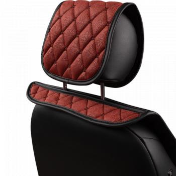 2 999 р. Накидка на сиденье (2 места Каир) ТЕЙЛОР ст БАЙРОН Lord Autofashion   (красный, строчка черная)  с доставкой в г. Керчь. Увеличить фотографию 10
