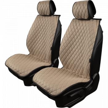 Накидка на сиденье (2 места Каир) ТЕЙЛОР ст БАЙРОН Lord Autofashion  (светло-бежевый, строчка бежевая)