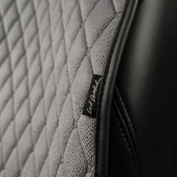 2 899 р. Накидка на сиденье (2 места Каир) ТЕЙЛОР ст БАЙРОН Lord Autofashion   (светло-серая, строчка серая)  с доставкой в г. Керчь. Увеличить фотографию 6