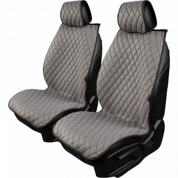Накидка на сиденье (2 места Каир) ТЕЙЛОР ст БАЙРОН Lord Autofashion  (светло-серая, строчка серая)