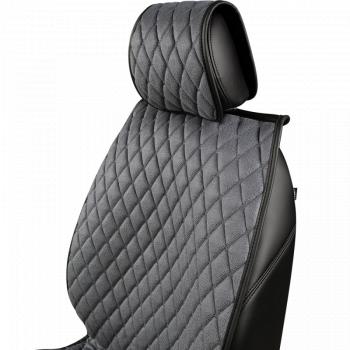 2 779 р. Накидка на сиденье (2 места Каир) ТЕЙЛОР ст БАЙРОН Lord Autofashion   (серый, строчка серая)  с доставкой в г. Керчь. Увеличить фотографию 6