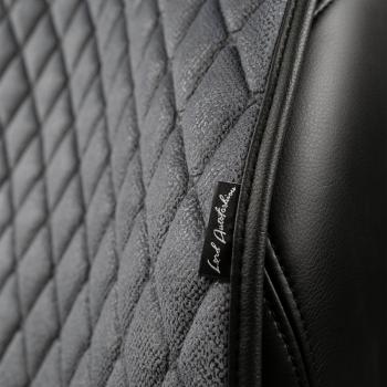 2 779 р. Накидка на сиденье (2 места Каир) ТЕЙЛОР ст БАЙРОН Lord Autofashion   (серый, строчка серая)  с доставкой в г. Керчь. Увеличить фотографию 7