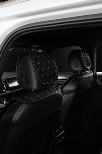2 779 р. Накидка на сиденье (2 места Каир) ТЕЙЛОР ст БАЙРОН Lord Autofashion   (черный, строчка серая)  с доставкой в г. Керчь. Увеличить фотографию 4