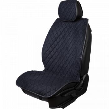 4 399 р. Накидка на сидение (5 мест Софа) ТЕЙЛОР ст РОМБ Lord Autofashion   (черный, строчка черная)  с доставкой в г. Керчь. Увеличить фотографию 3