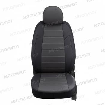 4 999 р. Чехлы на сиденья (3 места экокожа) Автопилот  Sollers Argo (2022-2025) шасси (черный/темно-серый)  с доставкой в г. Керчь. Увеличить фотографию 4