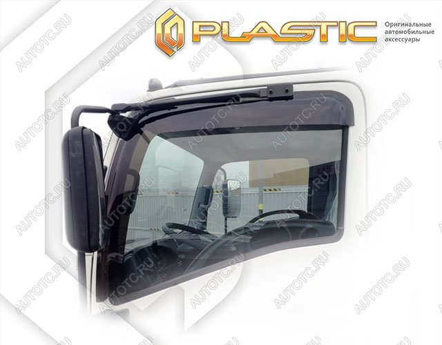 2 079 р. Дефлектора окон CA-Plastic  Уаз Патриот  23632 (2014-2025) 1 рестайлинг пикап, 2-ой рестайлинг пикап (Classic прозрачный, без хром. молдинга )  с доставкой в г. Керчь