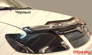  Дефлектор капота (рынок Японии) CA-Plastic Honda StepWagon  RP6,RP7, RP8 (2022-2025) минивэн дорестайлинг (серия Classic черный)