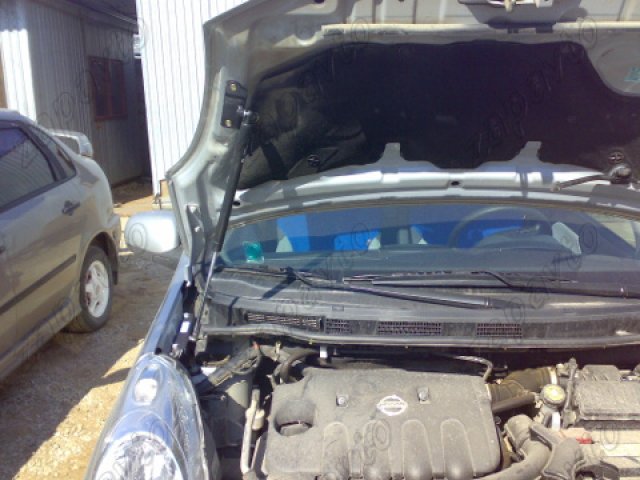 3 299 р. Упор капота ТехноМастер  Nissan Note  1 (2004-2013) E11 дорестайлинг, E11 рестайлинг  с доставкой в г. Керчь