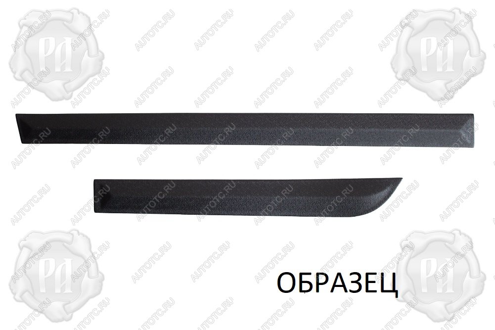 3 299 р. Молдинги на двери (узкие) Русская Артель Nissan Pathfinder R51 рестайлинг (2009-2014) (шагрень)  с доставкой в г. Керчь