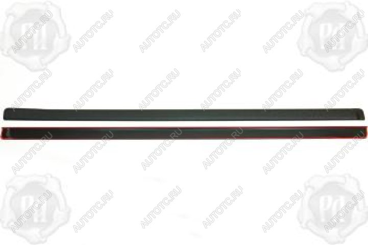 2 869 р. Защита порогов со скотчем Русская Артель  Geely Atlas  FX11 (2023-2025) (шагрень)  с доставкой в г. Керчь