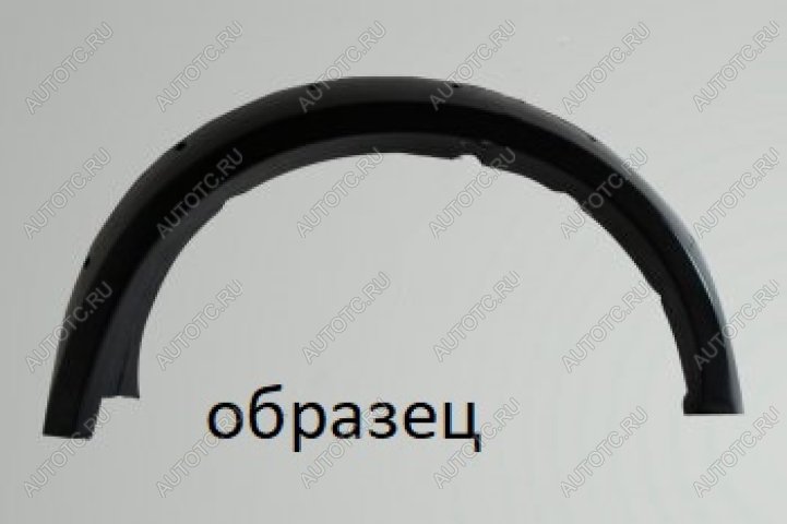 7 999 р. Расширители колесных арок задний правый (вариант 1) Русская Артель Mitsubishi Pajero Sport PB дорестайлинг (2008-2013) (глянец под покраску)  с доставкой в г. Керчь