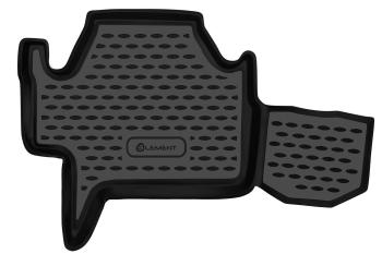 Коврики в салон (2 ряд) Element Mitsubishi Pajero Sport PB дорестайлинг (2008-2013) (черные)