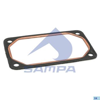 319 р. Прокладка VOLVO FM9,FH12,FM12 дв.D6A,D9A,D9B,D12C,D12D впускного коллектора SAMPA SAMPA 034.248  с доставкой в г. Керчь. Увеличить фотографию 1