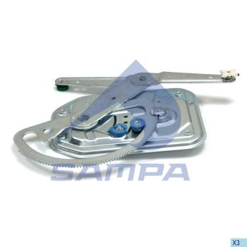 Стеклоподъемник SCANIA 4,P,G,R,T series двери левой механический SAMPA SAMPA 043.190 SAMPA 043.190