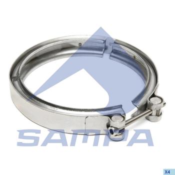 979 р. Хомут глушителя VOLVO FH (d=127) SAMPA SAMPA 037.153 SAMPA 037.153  с доставкой в г. Керчь. Увеличить фотографию 1
