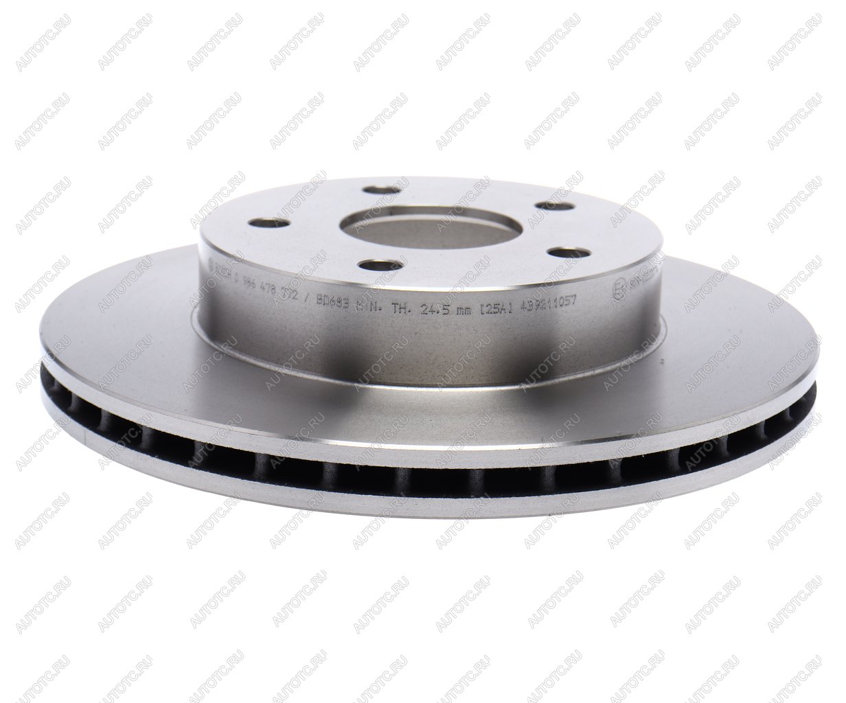 4 549 р. Диск тормозной JEEP Grand Cherokee (99-) передний (1шт.) BOSCH BOSCH 0986478772  с доставкой в г. Керчь