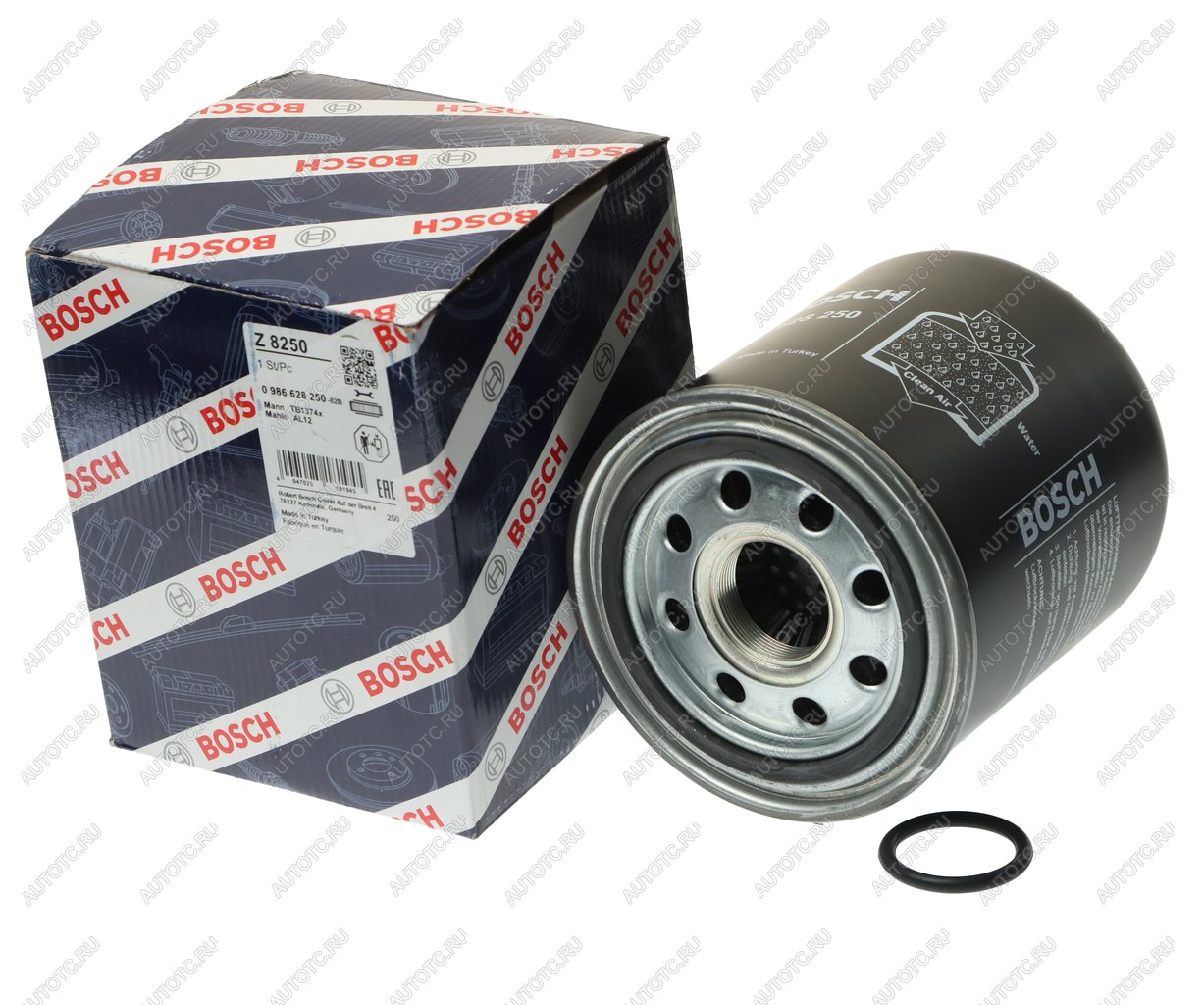 1 639 р. Фильтр-патрон MAN MERCEDES VOLVO IVECO осушителя воздуха BOSCH BOSCH 0986628250  с доставкой в г. Керчь