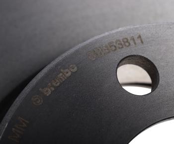 13 499 р. Диск тормозной BMW 7 (E65) передний (1шт.) BREMBO BREMBO 09.b538.11  с доставкой в г. Керчь. Увеличить фотографию 5