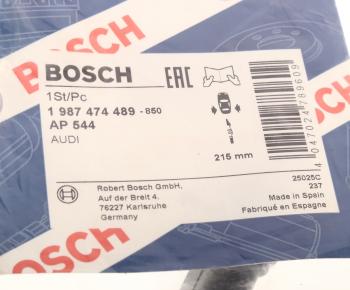 549 р. Датчик износа тормозных колодок AUDI A6 (12-),A7 (10-),A8 (09-),Q5 (12-) передний BOSCH BOSCH 1987474489  с доставкой в г. Керчь. Увеличить фотографию 3
