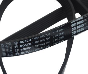 2 149 р. Ремень приводной поликлиновой 7PK2285 JEEP Grand Cherokee (5.2) BOSCH BOSCH 1987945700  с доставкой в г. Керчь. Увеличить фотографию 2