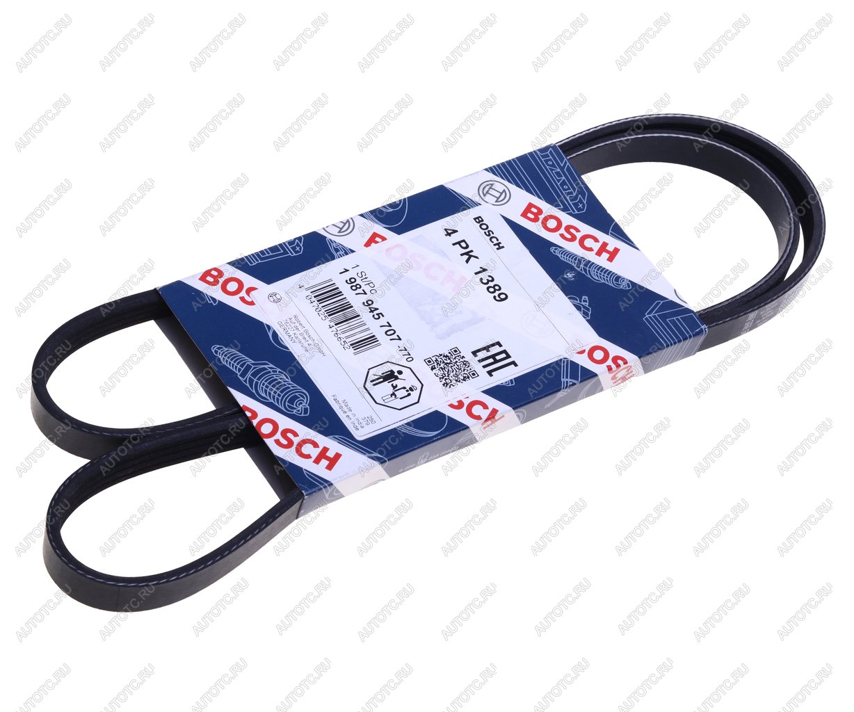 989 р. Ремень приводной поликлиновой 4PK1389 TOYOTA Land Cruiser (J200) BOSCH BOSCH 1987945707 BOSCH 1987945707  с доставкой в г. Керчь