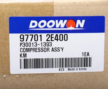 26 799 р. Компрессор HYUNDAI Tucson (07-) (2.0) KIA Sportage (07-) (2.0) кондиционера DOOWON DOOWON 97701-2e400  с доставкой в г. Керчь. Увеличить фотографию 6