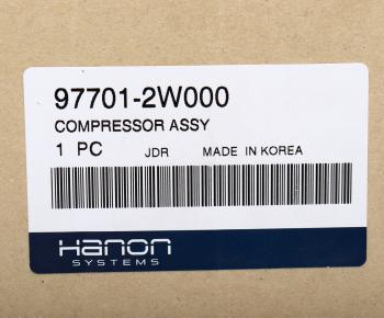 29 099 р. Компрессор HYUNDAI Santa Fe (12-) (2.02.2 CRDI) кондиционера HCC (HANON) HCC 97701-2w000  с доставкой в г. Керчь. Увеличить фотографию 6