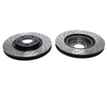 14 949 р. Диск тормозной HYUNDAI Sonata (15-) KIA Optima (15-) передний перфорированный комплект TAYGA TAYGA bdf075  с доставкой в г. Керчь. Увеличить фотографию 1