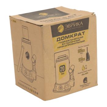 3 999 р. Домкрат бутылочный 20т 185-350мм с клапаном (ремкомплект) ЭВРИКА ЭВРИКА er-81002  с доставкой в г. Керчь. Увеличить фотографию 4